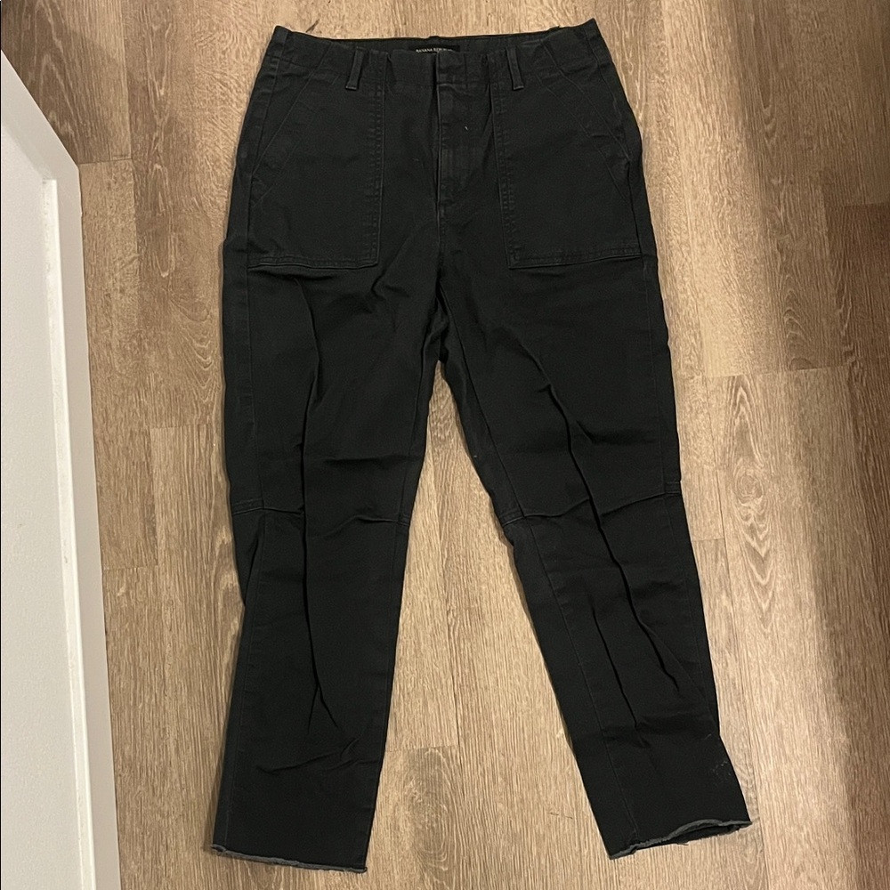 Banana Republic Women's Black Straight Leg Pants